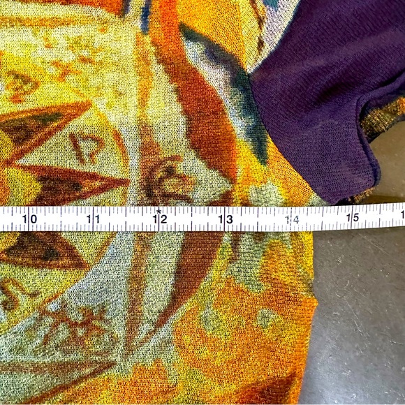 Vivienne Tam Y2K 90s Brat Mesh Chakra Vintage Mini Dress - Picture 4 of 10